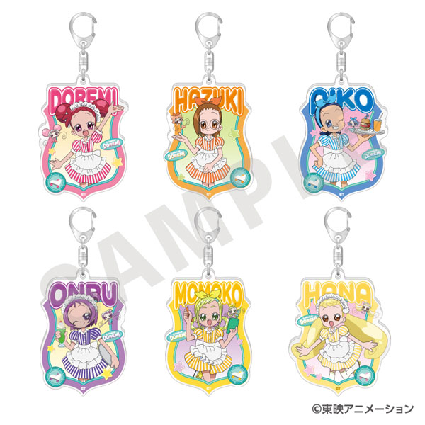 「おジャ魔女どれみ」 トレーディングアクリルキーホルダー ダイナースタイルver. 6個入りセット