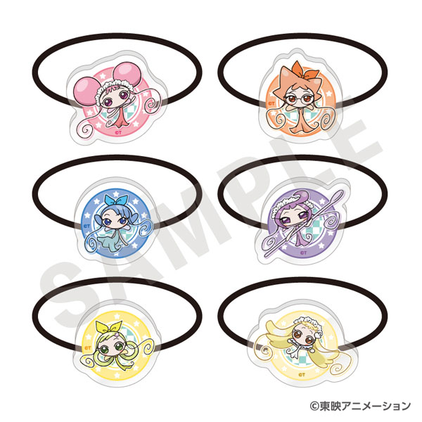 「おジャ魔女どれみ」 トレーディングアクリルヘアゴム ダイナースタイルver. 6個入りセット