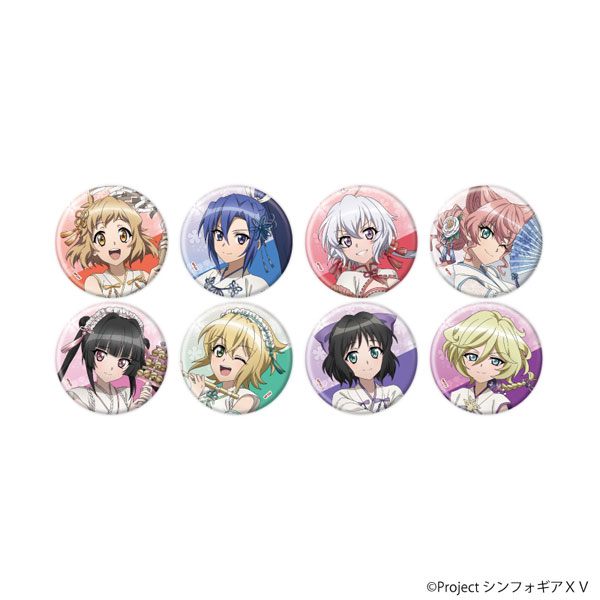 缶バッジ「戦姫絶唱シンフォギアXV」26/描き下ろしイラスト 8個入りBOX[A3]《０５月予約》
