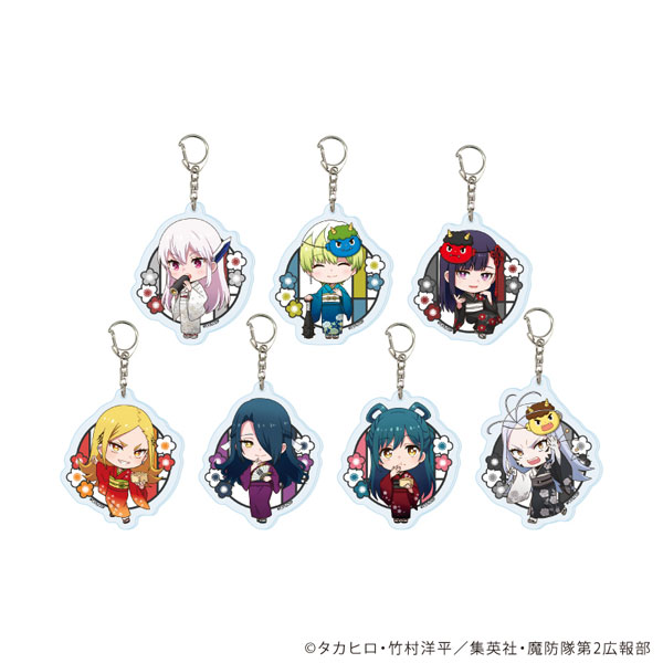 アクリルキーホルダー「TVアニメ『魔都精兵のスレイブ2』」02/ミニキャライラスト 7個入りBOX[A3]《０５月予約》