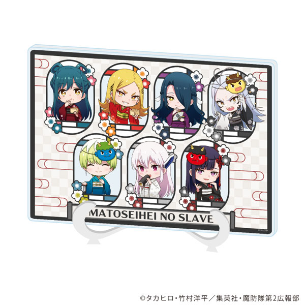 アクリルアートボード(A5サイズ)「TVアニメ『魔都精兵のスレイブ2』」04/集合デザイン(ミニキャライラスト)[A3]《０５月予約》