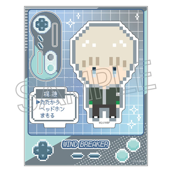 WIND BREAKER ピクセルアートシリーズ ミニアクリルスタンド 梶蓮[ツインクル]《０５月予約》