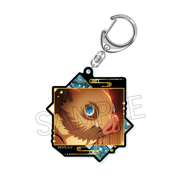 鬼滅の刃 螺鈿風シリーズ アクリルキーホルダー Vol.5 嘴平伊之助