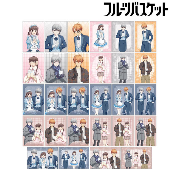 フルーツバスケット 描き下ろし 雪遊びver.＆スノーメイド＆執事ver. トレーディングブロマイド 28個入りBOX[アルマビアンカ]《０６月予約》