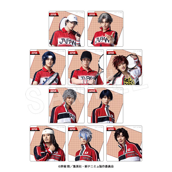 ミュージカル『新テニスの王子様』The Fifth Stage トレーディングアクリルバッジ 日本 10個入りセット