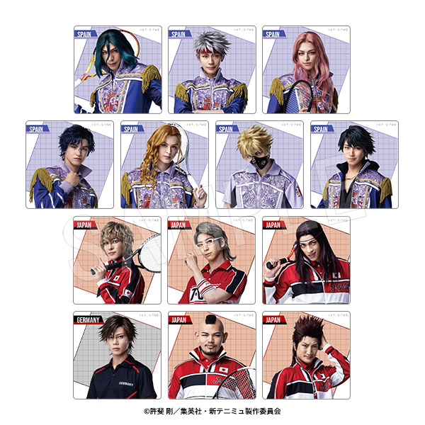 ミュージカル『新テニスの王子様』The Fifth Stage トレーディングアクリルバッジ スペイン＆公演替わり出演 13個入りセット