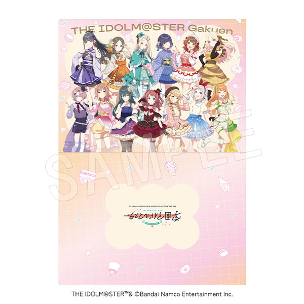 学園アイドルマスター A4クリアファイル スイーツver.[中外鉱業]《０６月予約》