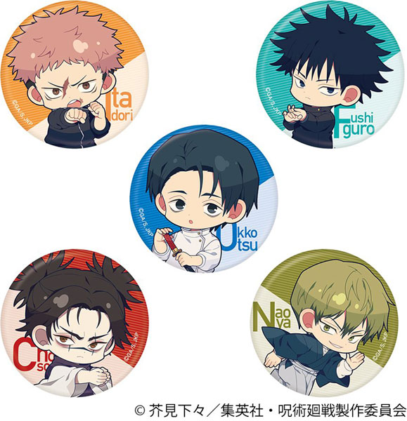 呪術廻戦 第3期 キャラバッジコレクション 5個入りBOX[ムービック]《０５月予約》