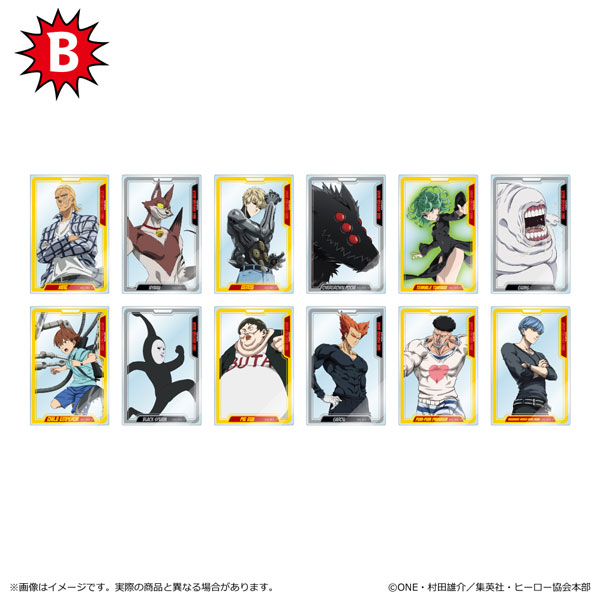 ワンパンマン トレーディングアクリルカード B 12個入りBOX[清水産業]《０５月予約》