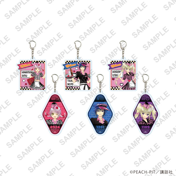 アクリルキーホルダー「しゅごキャラ！」09/アメリカンダイナーver. 描き下ろしイラスト 6個入りBOX