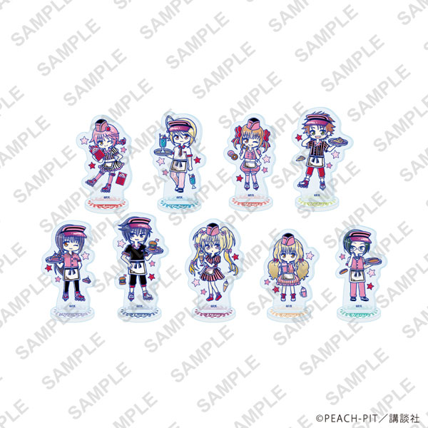 アクリルぷちスタンド「しゅごキャラ！」20/アメリカンダイナーver. Candy artイラスト 9個入りBOX