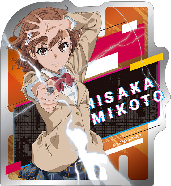 とある科学の超電磁砲 メタルステッカー 御坂美琴A[ムービック]《０４月予約》