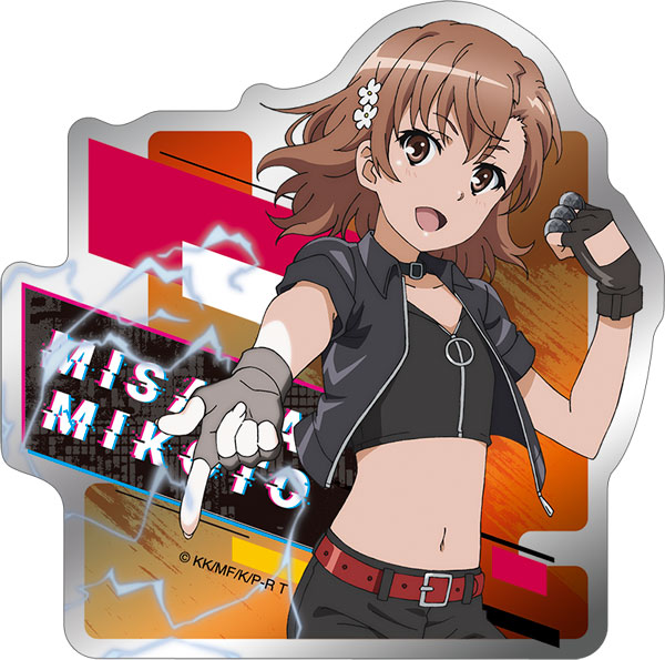 とある科学の超電磁砲 メタルステッカー 御坂美琴B[ムービック]《０４月予約》