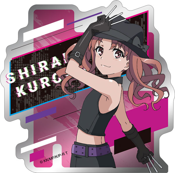 とある科学の超電磁砲 メタルステッカー 白井黒子[ムービック]《０４月予約》