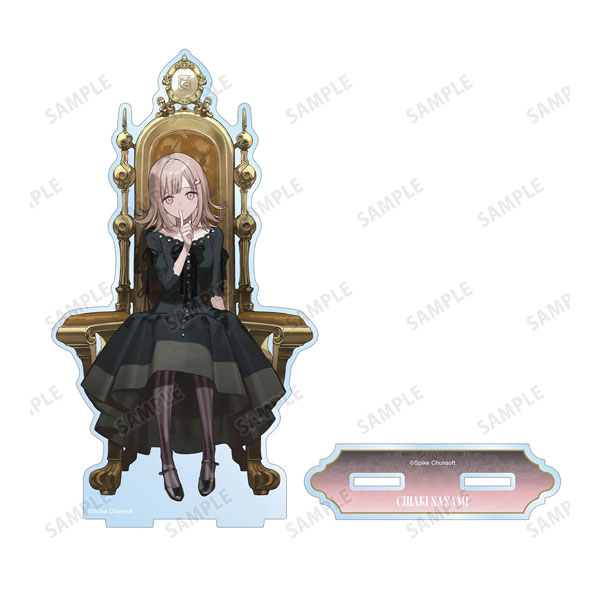 ダンガンロンパシリーズ およさんイラスト 七海千秋 玉座ver. BIGアクリルスタンド[アルマビアンカ]《０６月予約》