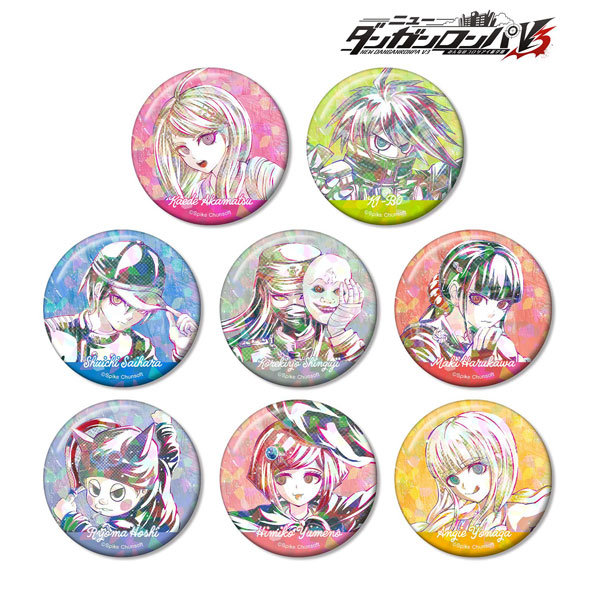 ニューダンガンロンパV3 みんなのコロシアイ新学期 トレーディング Ani-Art ホログラム缶バッジ ver.A 8個入りBOX[アルマビアンカ]《０６月予約》