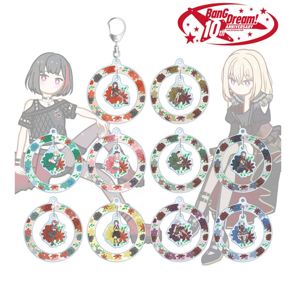 BanG Dream！ トレーディング Botania ゆらゆらアクリルキーホルダー ver.B 10個入りBOX[アルマビアンカ]《在庫切れ》