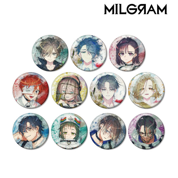 MILGRAM -ミルグラム- トレーディング grunge CANVAS 缶バッジ 11個入りBOX[アルマビアンカ]《在庫切れ》