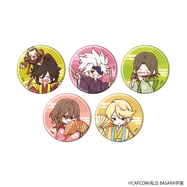 缶バッジ「学園BASARA」29/ひな祭りver. グラフアートイラスト 5個入りBOX[A3]《０５月予約》