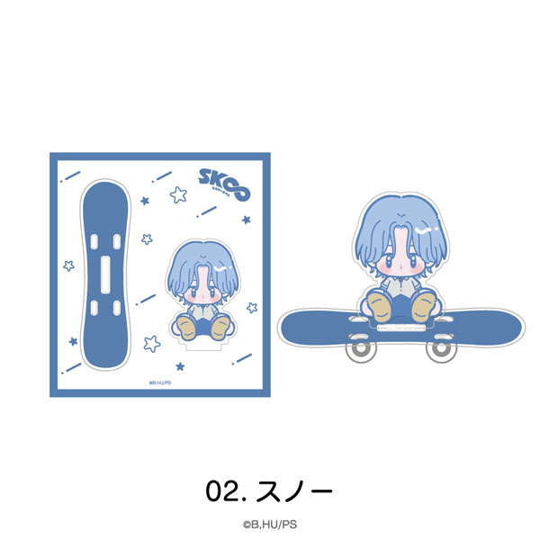 オリジナルTVアニメ「SK∞ エスケーエイト」 スケボーアクリルスタンド 02.スノー[MAW]《０４月予約》