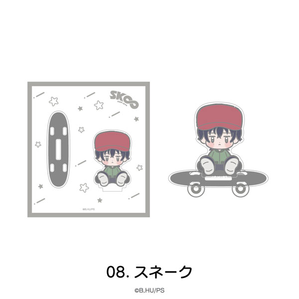 オリジナルTVアニメ「SK∞ エスケーエイト」 スケボーアクリルスタンド 08.スネーク[MAW]《０４月予約》