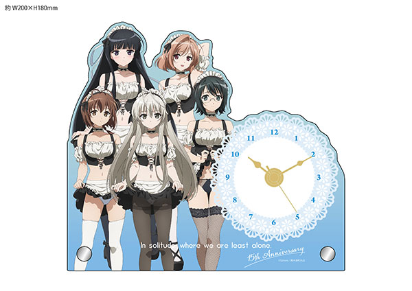 TVアニメ「ヨスガノソラ」 アクリルクロック たくし上げメイド ver