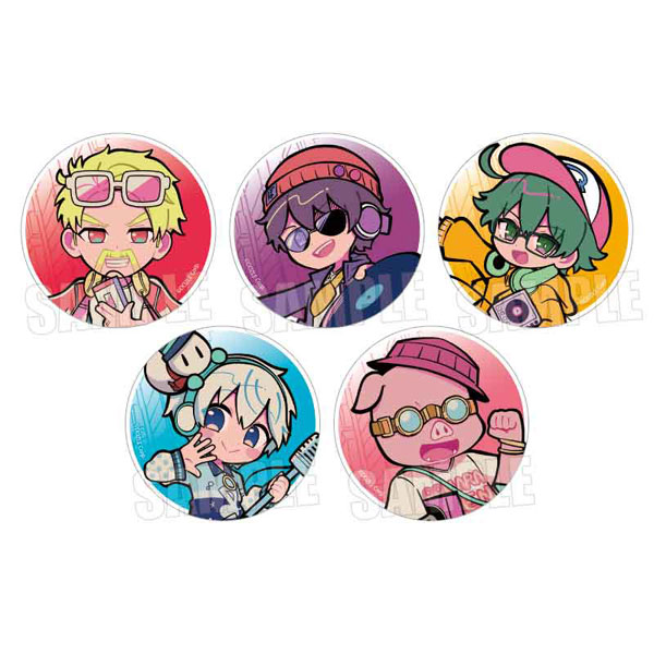 ドズル社 トレーディング缶バッジ Rhythm DOZLE Corp. 5個入りBOX