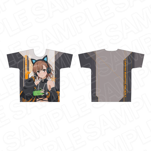 TVアニメ「とある科学の超電磁砲T」 フルグラフィックTシャツ 御坂美琴 ゲーミング ver.[コンテンツシード]《発売済・在庫品》