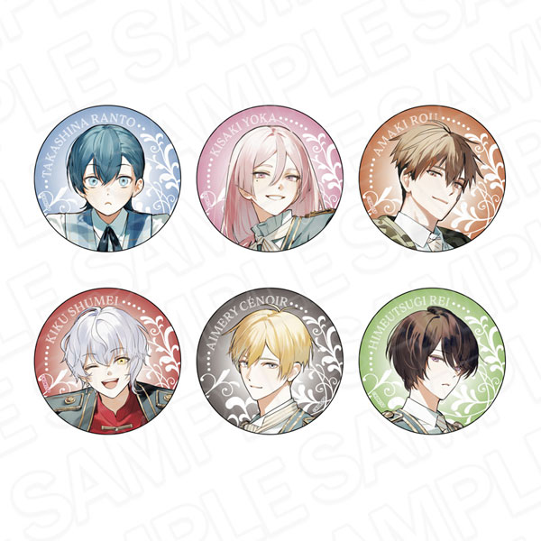 BOYS be MAID！御曹司メイドボーイ部の日日 オーロラカンバッジ 部活動報告会 制服 ver. 6個入りセット