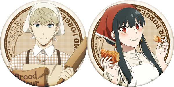 SPY×FAMILY 缶バッジセット/ロイド・フォージャー＆ヨル・フォージャー[ムービック]《０５月予約》