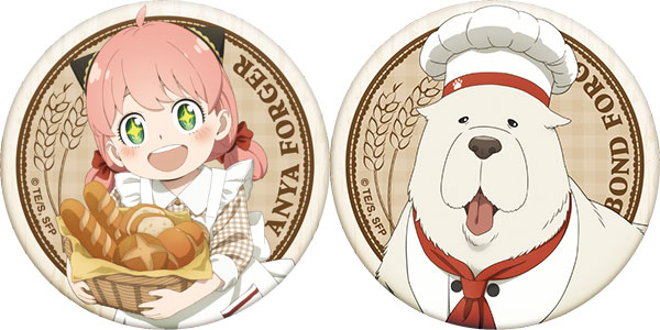 SPY×FAMILY 缶バッジセット/アーニャ・フォージャー＆ボンド・フォージャー[ムービック]《０５月予約》