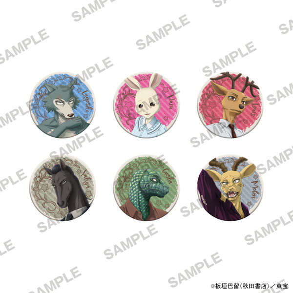 BEASTARS FINAL SEASON キラキラ缶バッジ 6個入りBOX[KADOKAWA]《06 