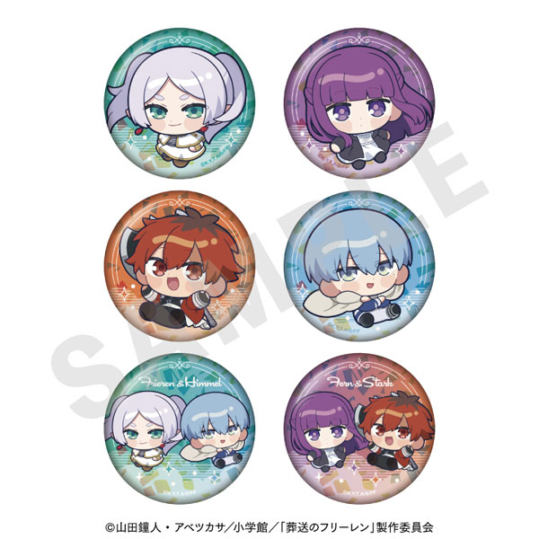 TVアニメ「葬送のフリーレン」 ふわっとシリーズ トレーディングキラキラ缶バッジ 6個入りセット