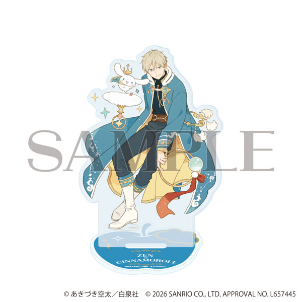 アクリルスタンド「赤髪の白雪姫×サンリオキャラクターズ」02/ゼン×シナモロール(コラボイラスト)[A3]《０５月予約》