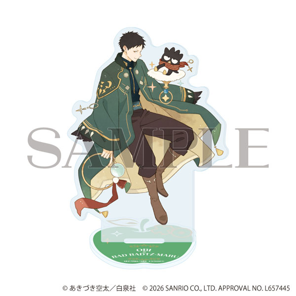 アクリルスタンド「赤髪の白雪姫×サンリオキャラクターズ」05/オビ×バッドばつ丸(コラボイラスト)[A3]《０５月予約》