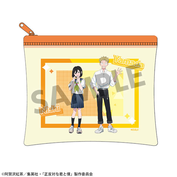 正反対な君と僕 ミニクリアフラットポーチ 山田・西[ホビーストック]《０５月予約》