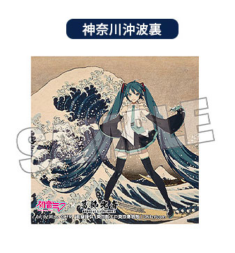 初音ミク×葛飾北斎 iXima ステッカー 神奈川沖波裏[Presence]《０５月予約》