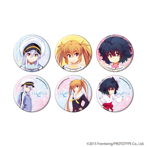 缶バッジ「ISLAND」01/公式イラスト 6個入りBOX