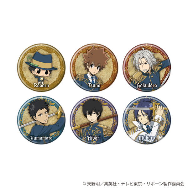 缶バッジ「家庭教師ヒットマンREBORN！」74/騎士Ver.(描き下ろしイラスト) 6個入りBOX