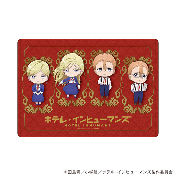キャラクリアケース「ホテル・インヒューマンズ」02/ちびキャラ(公式イラスト)[A3]《０５月予約》