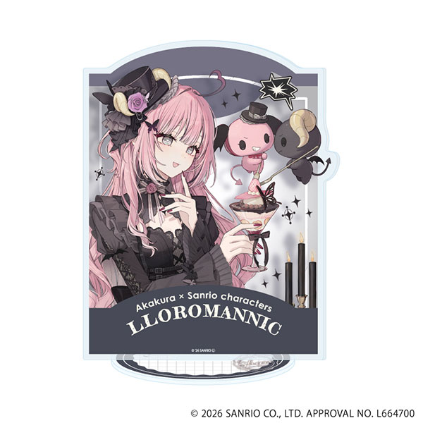 アクリルスタンド「赤倉×サンリオキャラクターズ」59/ルロロマニック(コラボイラスト)[A3]《０５月予約》