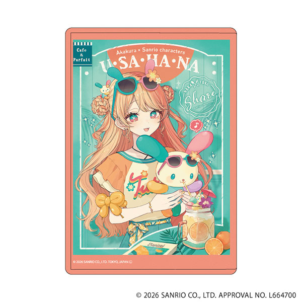 キャラクリアケース「赤倉×サンリオキャラクターズ」35/ウサハナ(コラボイラスト)[A3]《０５月予約》