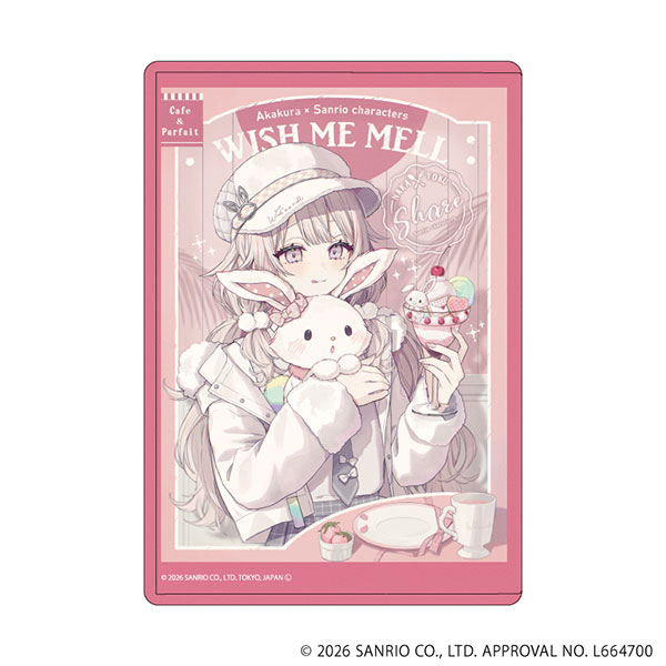 キャラクリアケース「赤倉×サンリオキャラクターズ」37/ウィッシュミーメル(コラボイラスト)[A3]《０５月予約》