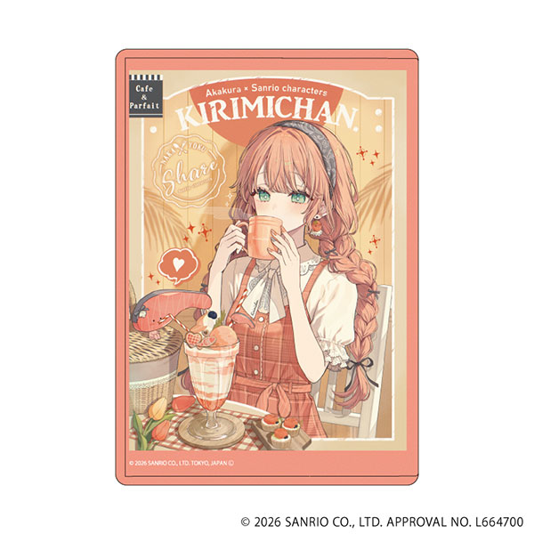 キャラクリアケース「赤倉×サンリオキャラクターズ」40/KIRIMIちゃん.(コラボイラスト)[A3]《０５月予約》