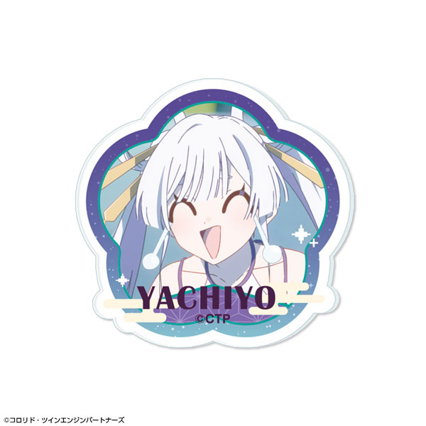超かぐや姫！ アクリルバッジ デザイン10(月見ヤチヨ)（再販