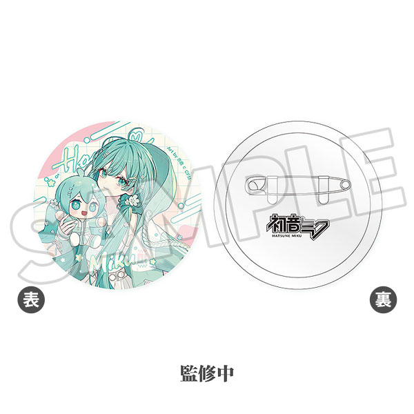 キャラクター・ボーカル・シリーズ01 初音ミク 初音ミク ミクハグシリーズ 缶バッジ フラワーVer.[グッドスマイルカンパニー]《０８月予約》