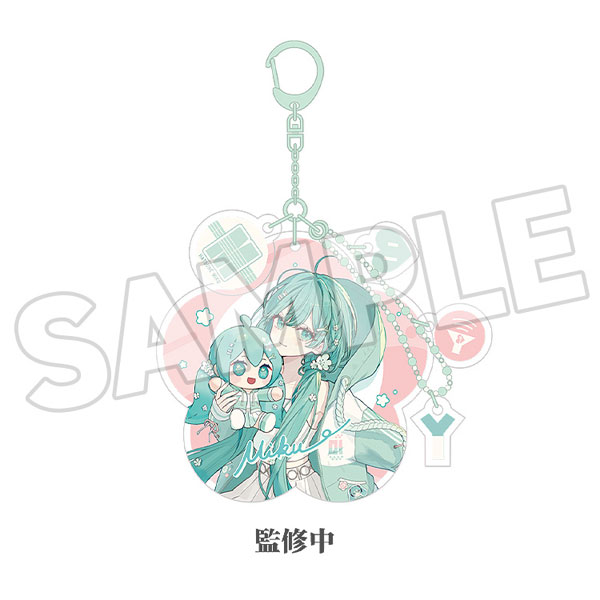 初音ミク ミクハグシリーズ アクリルキーホルダー フラワーVer