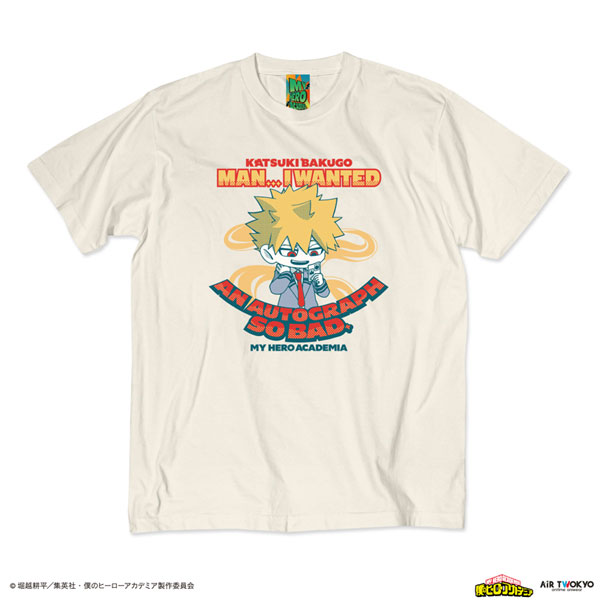 アニメ『僕のヒーローアカデミア』 第1弾 第二次決戦編 シーンイラストTシャツ 2(サイン欲しかったんだよな) アイボリー S[AIR TWOKYO]《在庫切れ》