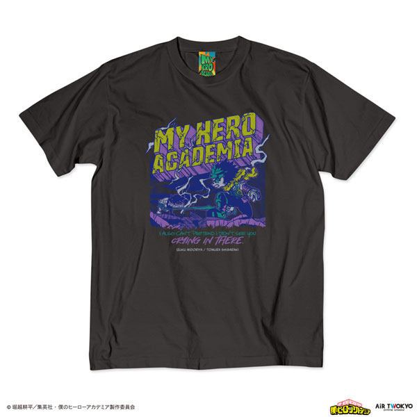 アニメ『僕のヒーローアカデミア』 第1弾 第二次決戦編 シーンイラストTシャツ 3(hopes) スミクロ M[AIR TWOKYO]《在庫切れ》