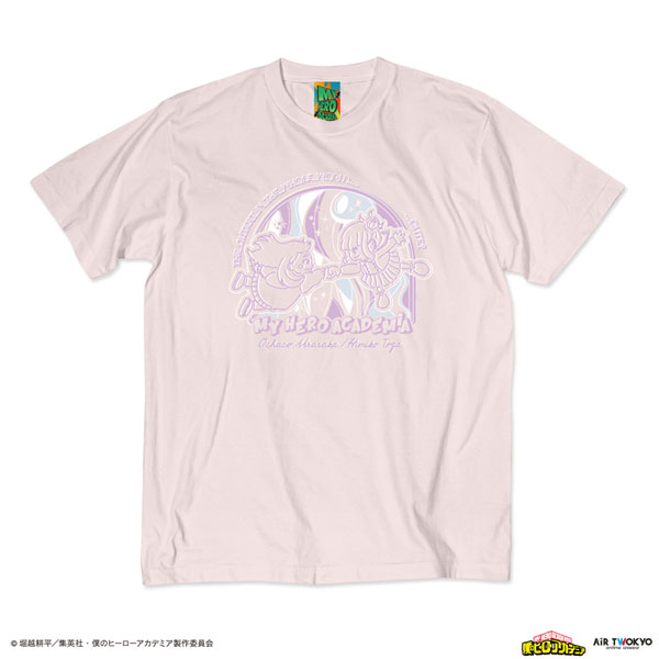 アニメ『僕のヒーローアカデミア』 第1弾 第二次決戦編 シーンイラストTシャツ 4(麗日お茶子＆トガヒミコ) ライトピンク S[AIR TWOKYO]《０５月予約》
